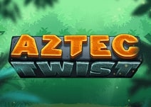 Il banner della slot Aztec Twist mostra l'antico tempio azteco e i suoi simboli.