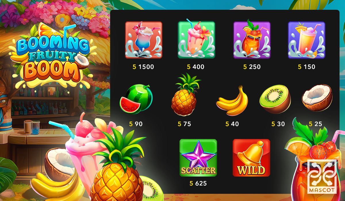 Booming fruity boom logo